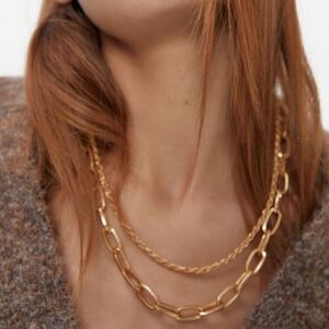 ZARA PACK OF CHAIN LINK NECKLACES